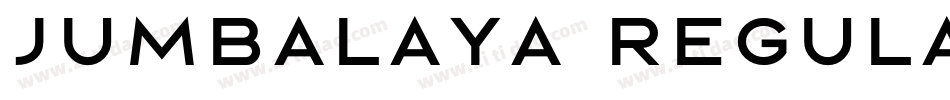 Jumbalaya Regular字体转换